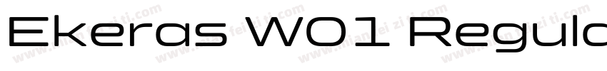 Ekeras W01 Regular字体转换